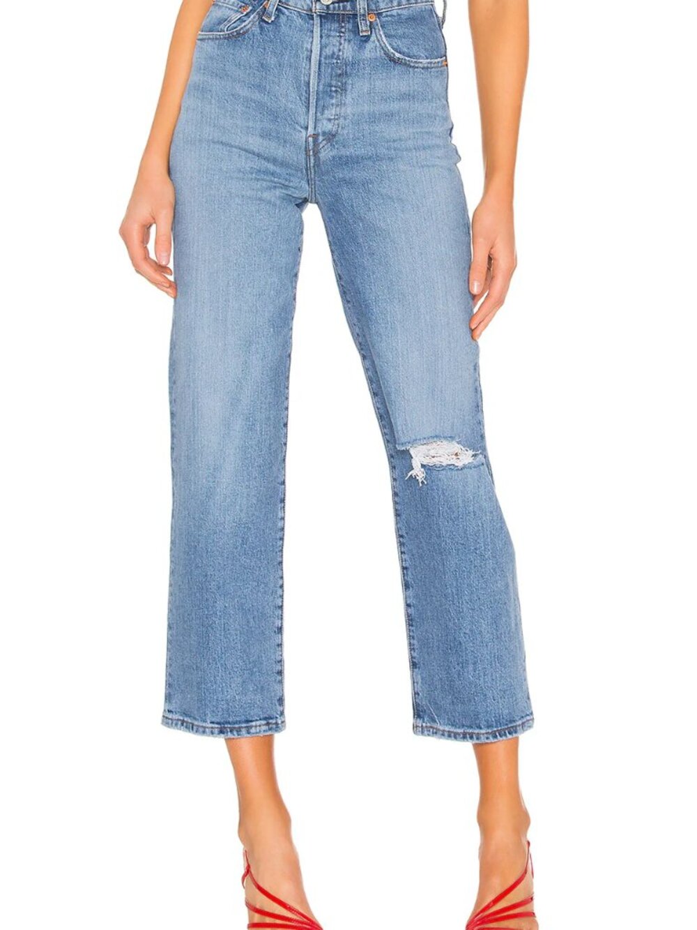 ✨ Levi's Ribcage Straight Ankle Jean in Haters Gonna Hate | SIZE 28W 27L